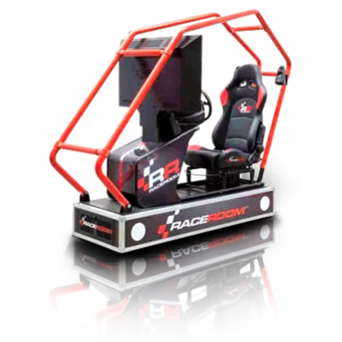 Парный стенд с брендингом RaceRoom